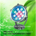 IP68 12w RGB Colorful led underwater solar pool lights